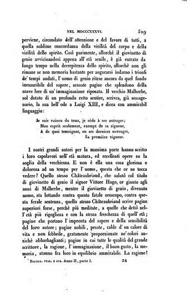 Ricoglitore italiano e straniero, ossia rivista mensuale europea di scienze, lettere, belle arti, bibliografia e varieta