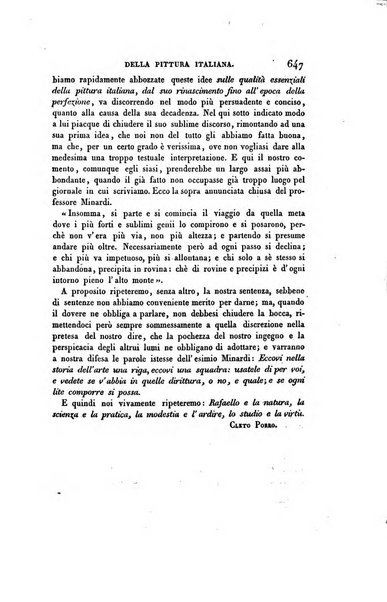 Ricoglitore italiano e straniero, ossia rivista mensuale europea di scienze, lettere, belle arti, bibliografia e varieta