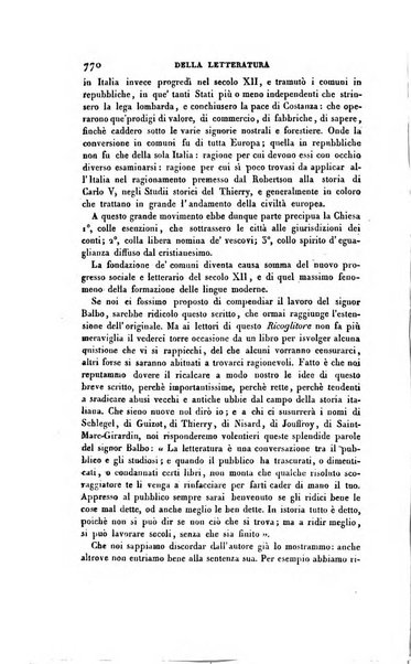 Ricoglitore italiano e straniero, ossia rivista mensuale europea di scienze, lettere, belle arti, bibliografia e varieta