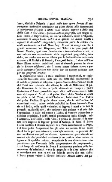 Ricoglitore italiano e straniero, ossia rivista mensuale europea di scienze, lettere, belle arti, bibliografia e varieta