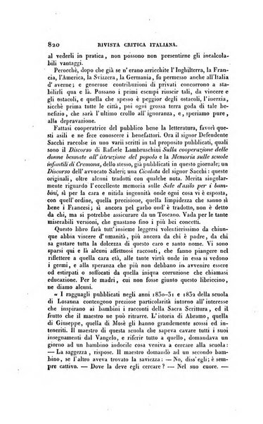 Ricoglitore italiano e straniero, ossia rivista mensuale europea di scienze, lettere, belle arti, bibliografia e varieta