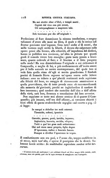 Ricoglitore italiano e straniero, ossia rivista mensuale europea di scienze, lettere, belle arti, bibliografia e varieta