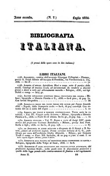 Ricoglitore italiano e straniero, ossia rivista mensuale europea di scienze, lettere, belle arti, bibliografia e varieta