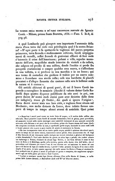 Ricoglitore italiano e straniero, ossia rivista mensuale europea di scienze, lettere, belle arti, bibliografia e varieta