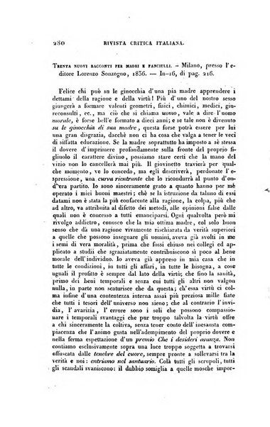 Ricoglitore italiano e straniero, ossia rivista mensuale europea di scienze, lettere, belle arti, bibliografia e varieta