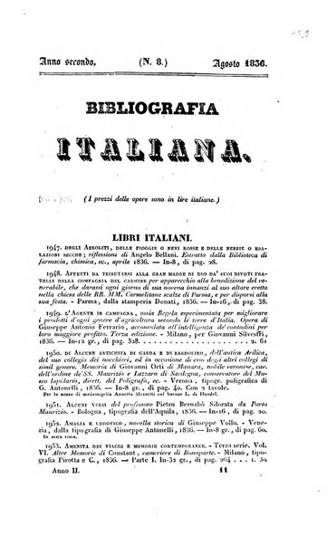 Ricoglitore italiano e straniero, ossia rivista mensuale europea di scienze, lettere, belle arti, bibliografia e varieta