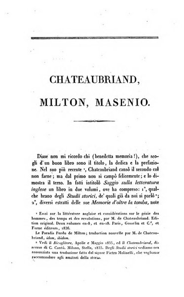 Ricoglitore italiano e straniero, ossia rivista mensuale europea di scienze, lettere, belle arti, bibliografia e varieta