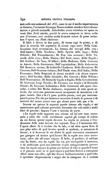 Ricoglitore italiano e straniero, ossia rivista mensuale europea di scienze, lettere, belle arti, bibliografia e varieta