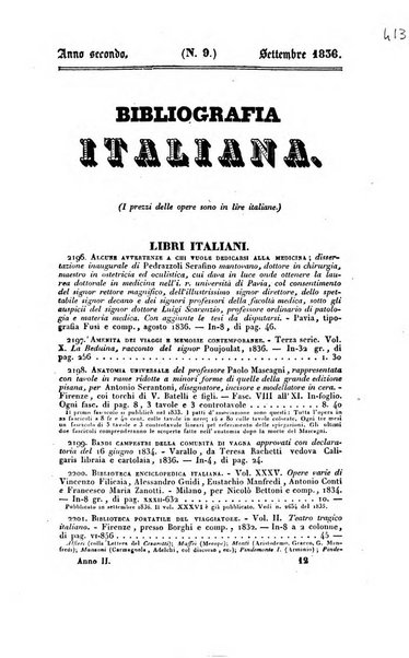 Ricoglitore italiano e straniero, ossia rivista mensuale europea di scienze, lettere, belle arti, bibliografia e varieta