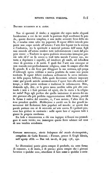 Ricoglitore italiano e straniero, ossia rivista mensuale europea di scienze, lettere, belle arti, bibliografia e varieta