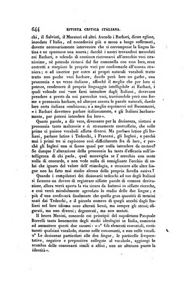 Ricoglitore italiano e straniero, ossia rivista mensuale europea di scienze, lettere, belle arti, bibliografia e varieta