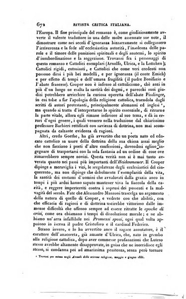 Ricoglitore italiano e straniero, ossia rivista mensuale europea di scienze, lettere, belle arti, bibliografia e varieta