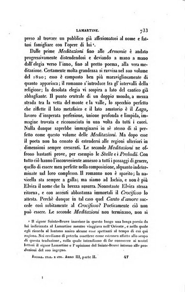 Ricoglitore italiano e straniero, ossia rivista mensuale europea di scienze, lettere, belle arti, bibliografia e varieta