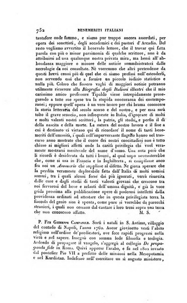 Ricoglitore italiano e straniero, ossia rivista mensuale europea di scienze, lettere, belle arti, bibliografia e varieta