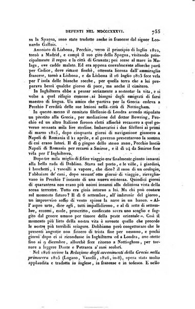 Ricoglitore italiano e straniero, ossia rivista mensuale europea di scienze, lettere, belle arti, bibliografia e varieta