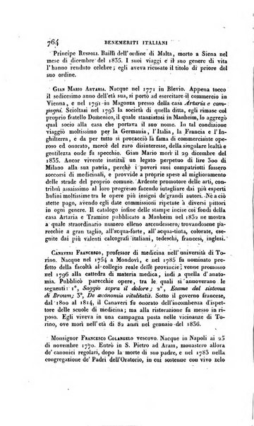 Ricoglitore italiano e straniero, ossia rivista mensuale europea di scienze, lettere, belle arti, bibliografia e varieta