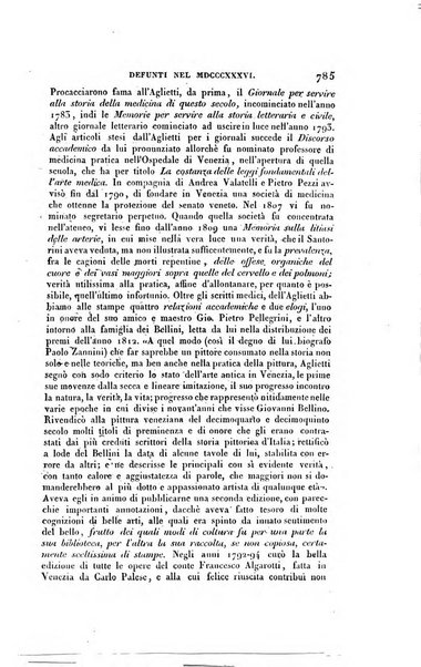 Ricoglitore italiano e straniero, ossia rivista mensuale europea di scienze, lettere, belle arti, bibliografia e varieta