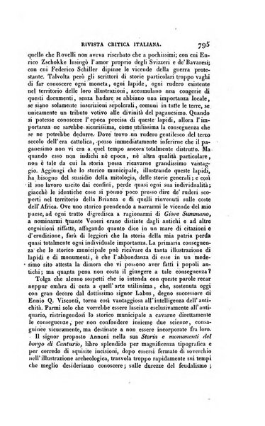 Ricoglitore italiano e straniero, ossia rivista mensuale europea di scienze, lettere, belle arti, bibliografia e varieta