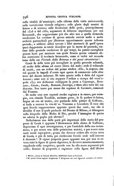 Ricoglitore italiano e straniero, ossia rivista mensuale europea di scienze, lettere, belle arti, bibliografia e varieta