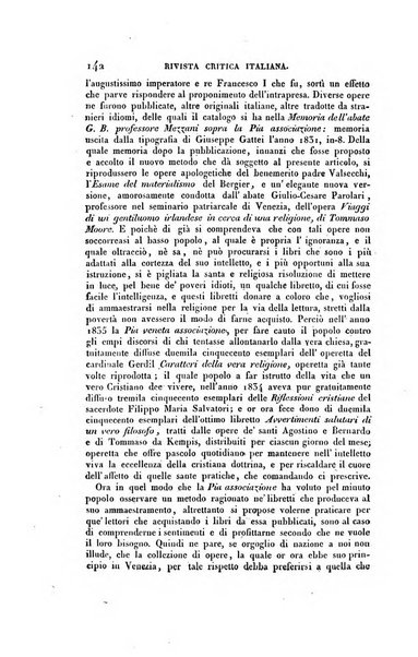 Ricoglitore italiano e straniero, ossia rivista mensuale europea di scienze, lettere, belle arti, bibliografia e varieta