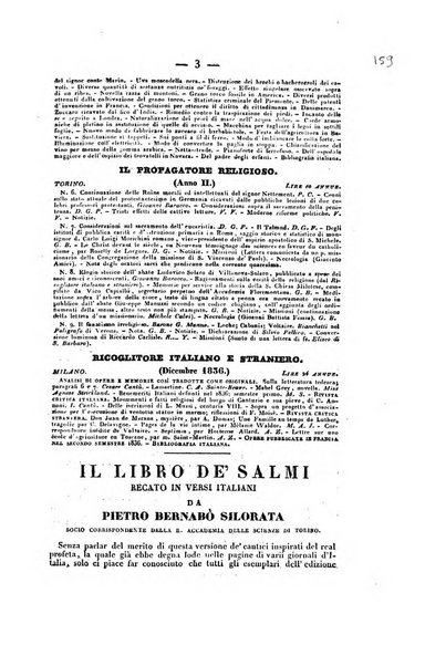 Ricoglitore italiano e straniero, ossia rivista mensuale europea di scienze, lettere, belle arti, bibliografia e varieta