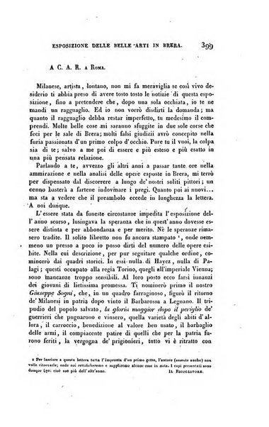 Ricoglitore italiano e straniero, ossia rivista mensuale europea di scienze, lettere, belle arti, bibliografia e varieta