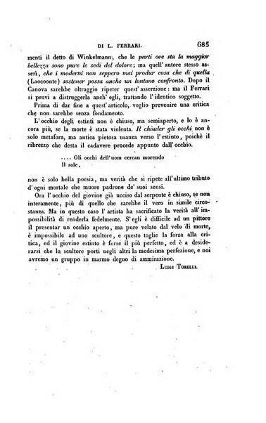 Ricoglitore italiano e straniero, ossia rivista mensuale europea di scienze, lettere, belle arti, bibliografia e varieta