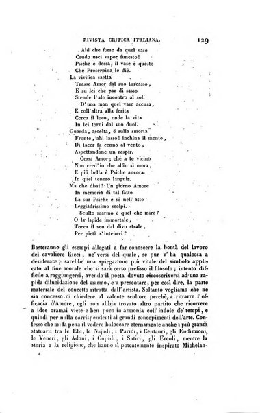 Ricoglitore italiano e straniero, ossia rivista mensuale europea di scienze, lettere, belle arti, bibliografia e varieta