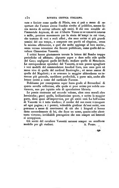 Ricoglitore italiano e straniero, ossia rivista mensuale europea di scienze, lettere, belle arti, bibliografia e varieta