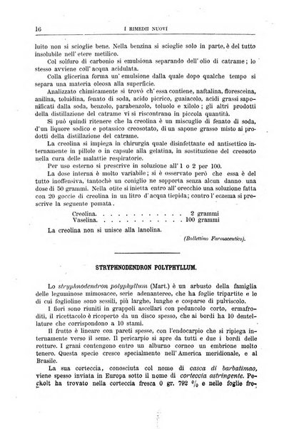 I rimedi nuovi rivista mensile di farmacologia, terapeutica, chimica medica e idrologia