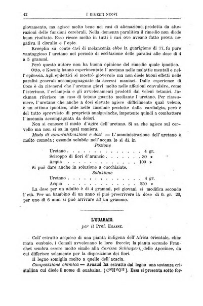 I rimedi nuovi rivista mensile di farmacologia, terapeutica, chimica medica e idrologia