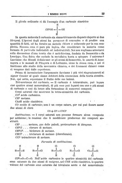 I rimedi nuovi rivista mensile di farmacologia, terapeutica, chimica medica e idrologia