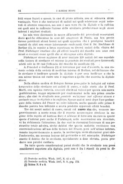 I rimedi nuovi rivista mensile di farmacologia, terapeutica, chimica medica e idrologia