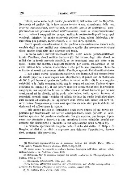 I rimedi nuovi rivista mensile di farmacologia, terapeutica, chimica medica e idrologia