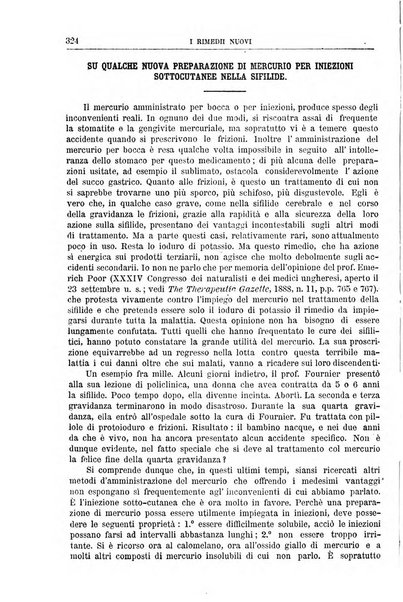 I rimedi nuovi rivista mensile di farmacologia, terapeutica, chimica medica e idrologia