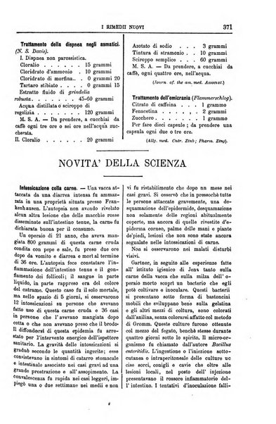 I rimedi nuovi rivista mensile di farmacologia, terapeutica, chimica medica e idrologia