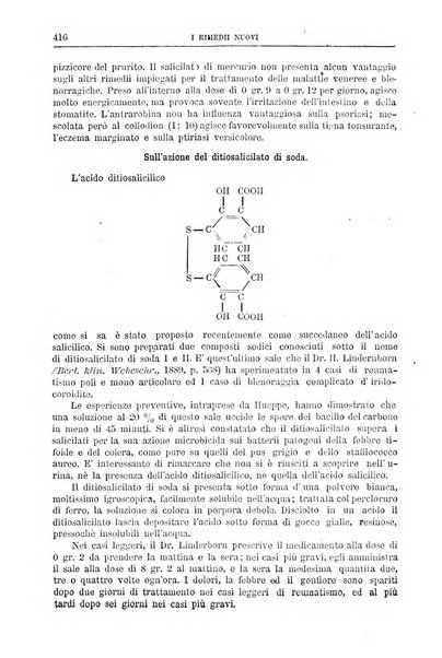 I rimedi nuovi rivista mensile di farmacologia, terapeutica, chimica medica e idrologia