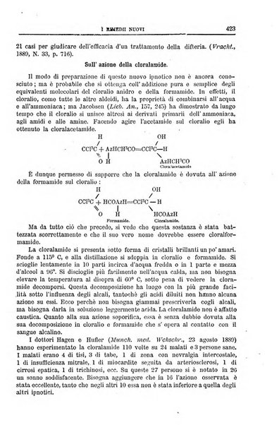 I rimedi nuovi rivista mensile di farmacologia, terapeutica, chimica medica e idrologia