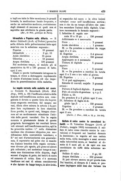 I rimedi nuovi rivista mensile di farmacologia, terapeutica, chimica medica e idrologia