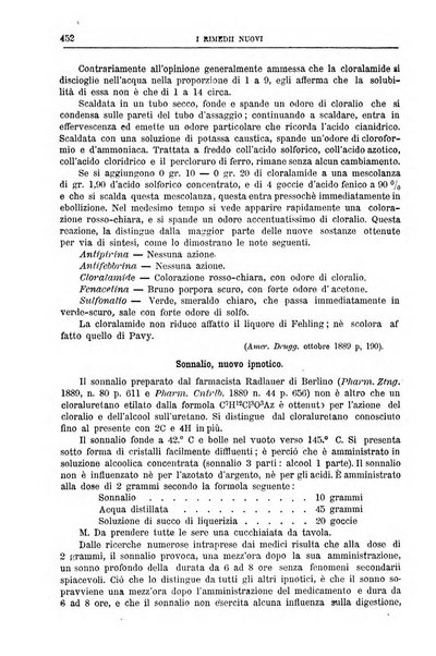 I rimedi nuovi rivista mensile di farmacologia, terapeutica, chimica medica e idrologia