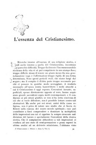 Il rinnovamento rivista critica di idee e di fatti