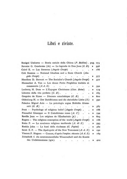 Il rinnovamento rivista critica di idee e di fatti