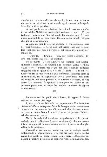 Il rinnovamento rivista critica di idee e di fatti