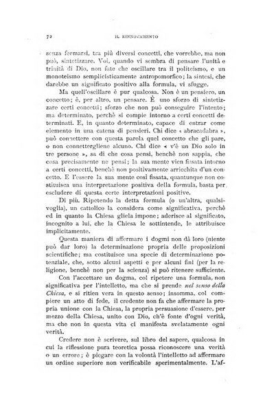 Il rinnovamento rivista critica di idee e di fatti