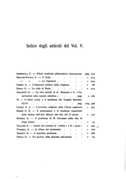 Il rinnovamento rivista critica di idee e di fatti