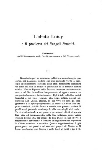 Il rinnovamento rivista critica di idee e di fatti