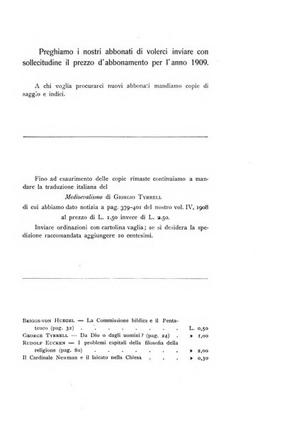 Il rinnovamento rivista critica di idee e di fatti