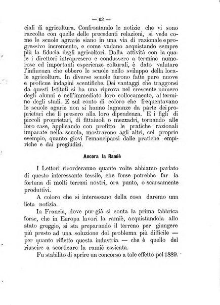 Rivista agricola romana pubblicazione ufficiale del Comizio agrario di Roma