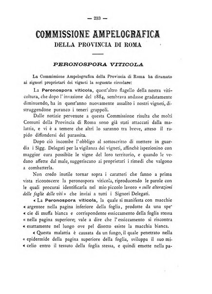 Rivista agricola romana pubblicazione ufficiale del Comizio agrario di Roma