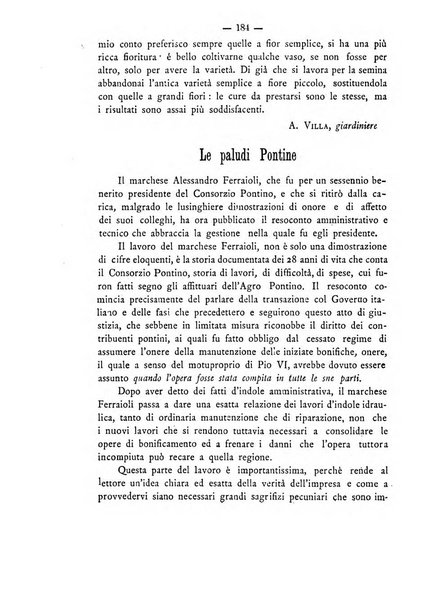 Rivista agricola romana pubblicazione ufficiale del Comizio agrario di Roma